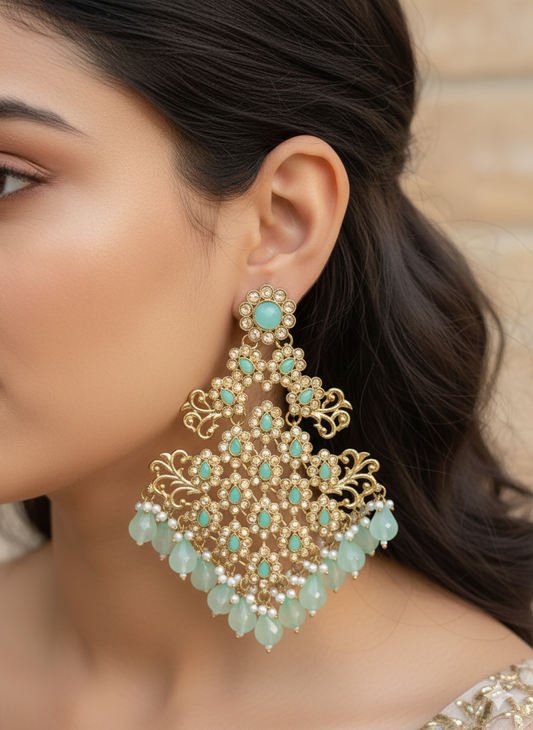 Mint Amba Danglers