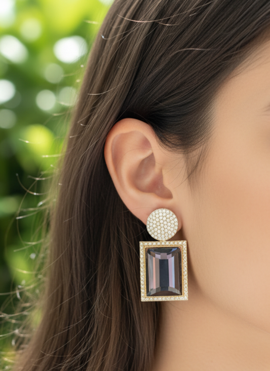 Grey Charvi Earings