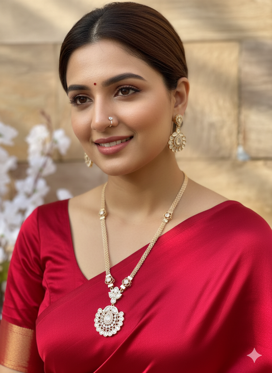 Gold Plated Kizashi Polki Jewellery Set ❤️