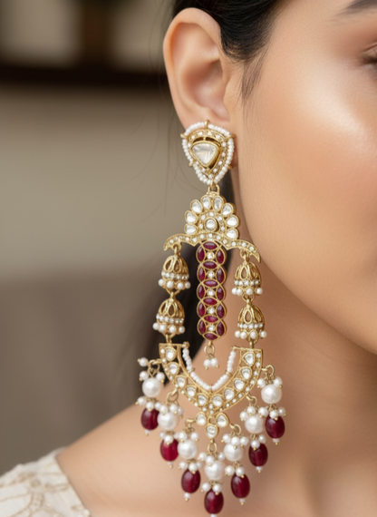 Maroon Moha Danglers