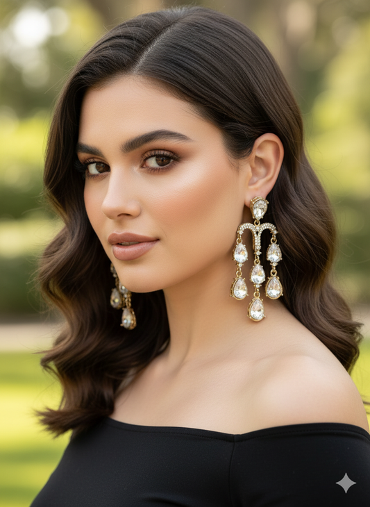 Antique White lvy Danglers