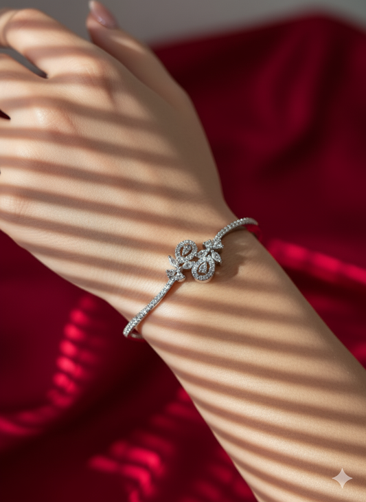 Silver Noah Zirconia Bracelet