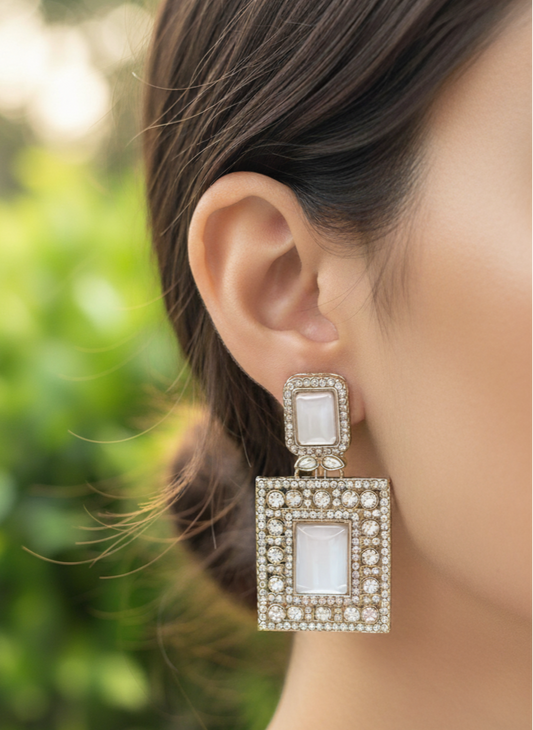 Pink Advika Earings