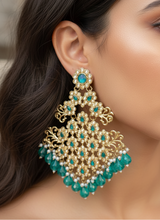 Turquoise Amba Danglers