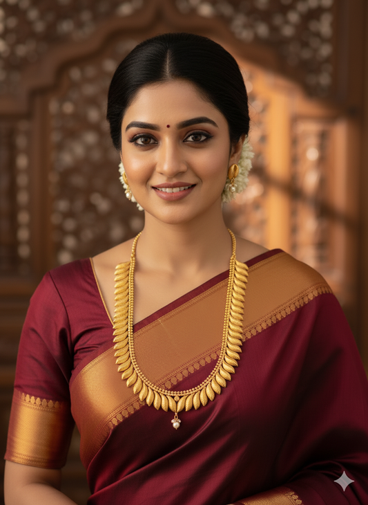 Gold Shivi Kundan Jewellery Set