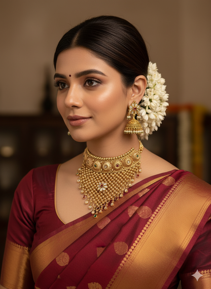 Antique Multi Maharani Choker Jewellery Set