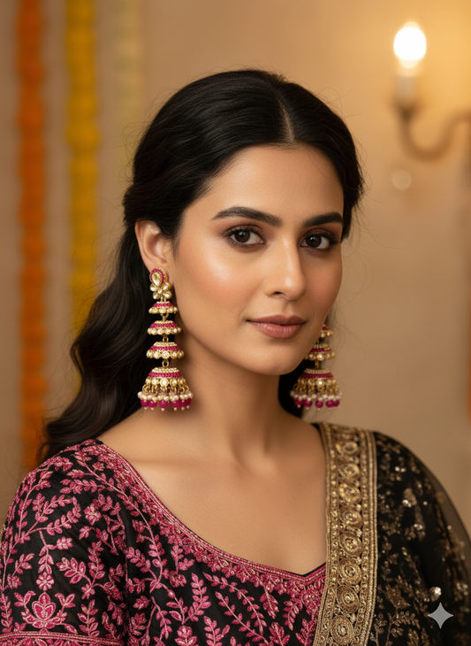 Rani Aadha Jhumkis