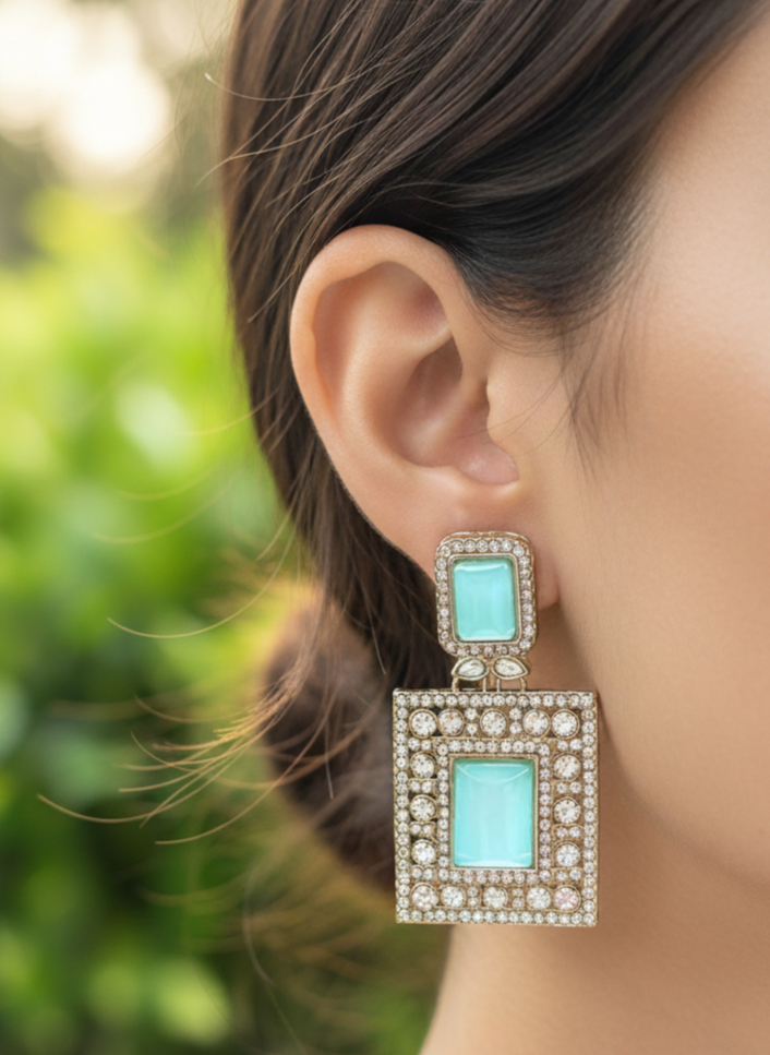 Turquoise Advika Earings