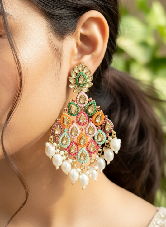 Multicolour Gauri Danglers