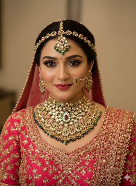 Multicolour Somya Bridal Jewellery Set