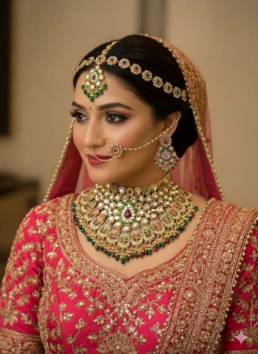 Multicolour Somya Bridal Jewellery Set