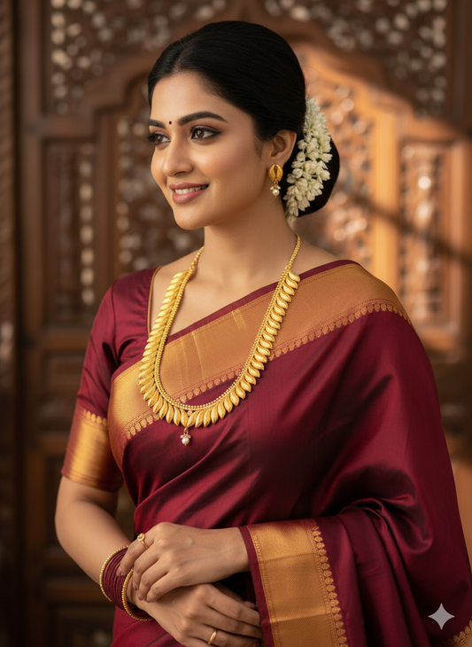 Gold Shivi Kundan Jewellery Set