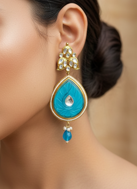 Turquoise Anvi Earrings