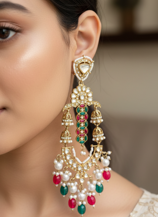 Ruby Green Moha Danglers