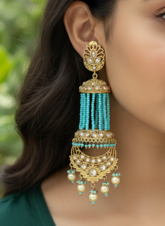 Sky Vidisha Jhumkis