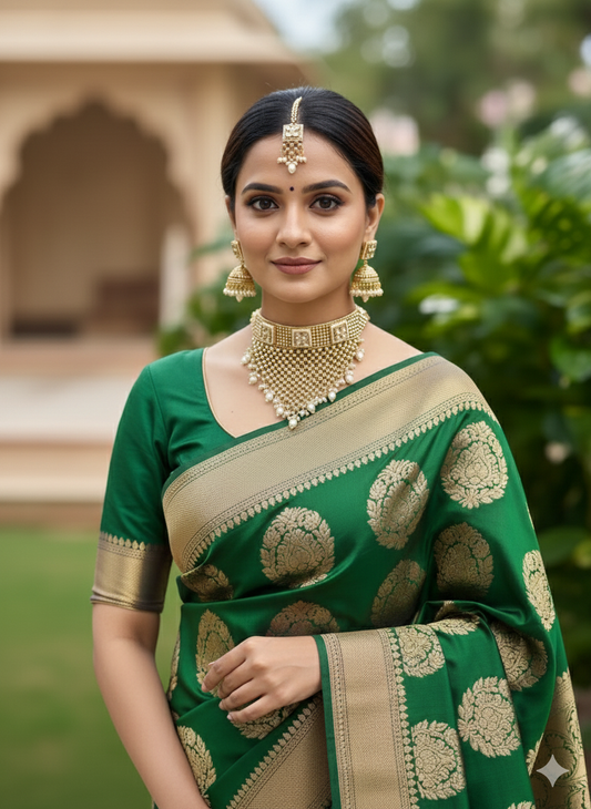 Ivory Maharani Choker Jewellery Set