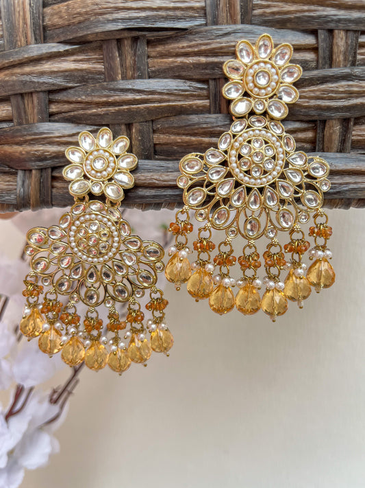 Orange Priha Earrings