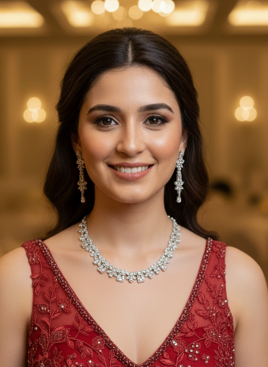 Anayia Zirconia Jewellery Set