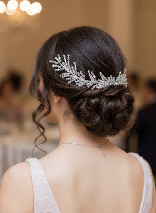 Crystal Himakshi Hair Tiara