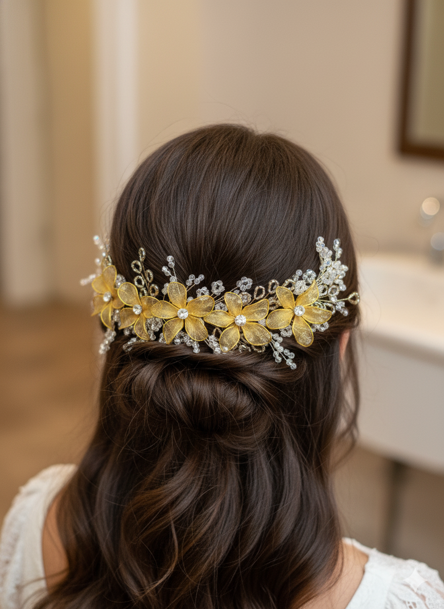 Crystal Shanu Hair Tiara