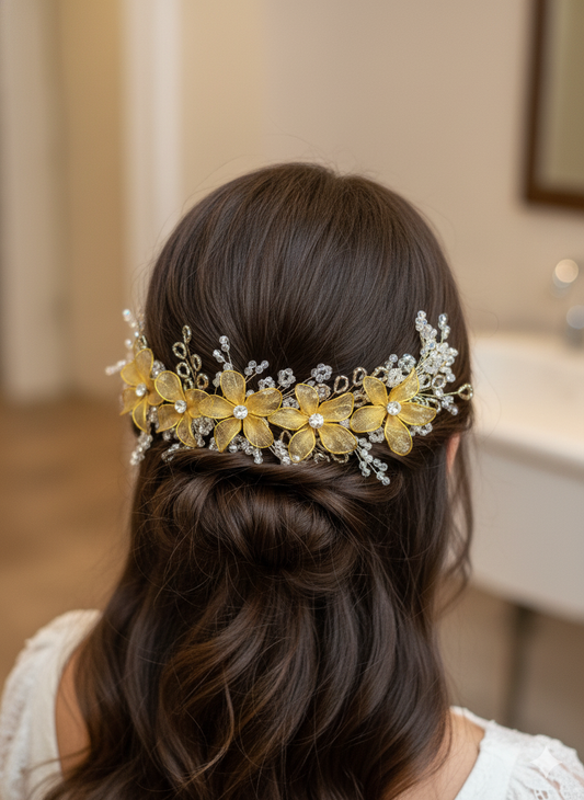 Crystal Shanu Hair Tiara