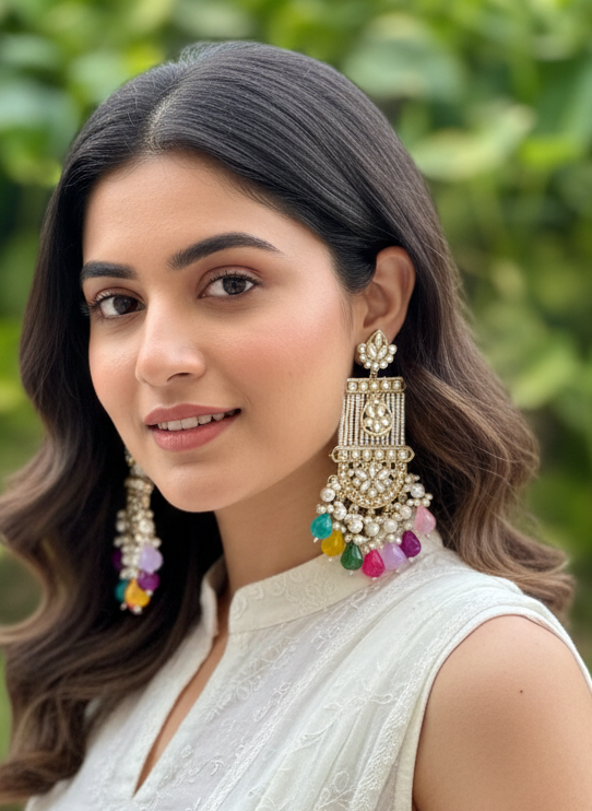 Antique Multi Lyra Danglers