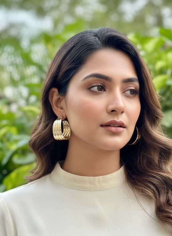 Antique Golden Selene Earings